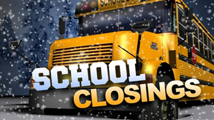 Area schools dismiss early due to weather